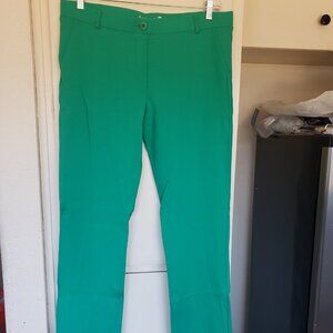 Betabrand Bright Green Straightlegged Pants Size XXL